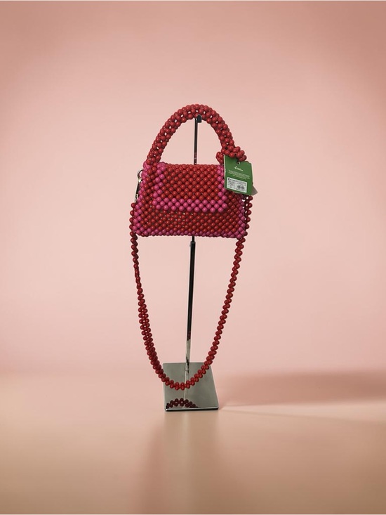 Kate Spade X Target Handbags - NWT Kate Spade x Target Beaded Crossbody Red and Pink Colorblock Mini Purse